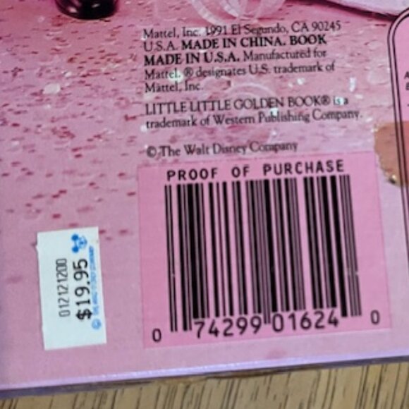 1991 Disney Classics Cinderella Barbie - Picture 4 of 6